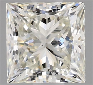 Foto Diamante Natural 1.00 quilates, Princesa , Color K, claridad VS2 y certificado GIA de