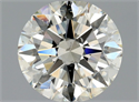Natural Diamond 1.50 Carats, Round with Excellent Cut, L Color, SI2 Clarity and Certified by GIA