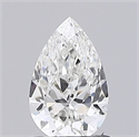 Natural Diamond 0.50 Carats, Pear with  Cut, G Color, SI1 Clarity and Certified by GIA
