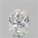Natural Diamond 1.01 Carats, Oval with  Cut, G Color, VS1 Clarity and Certified by GIA
