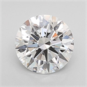 Lab Grown Diamond 1.03 Carats, Round with Excellent Cut, D Color, VVS2 Clarity and Certified by IGI