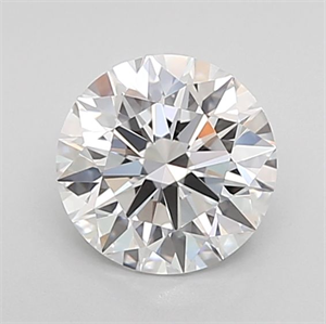 Picture of Lab Grown Diamond 1.03 Carats, Round with Excellent Cut, D Color, VVS2 Clarity and Certified by IGI