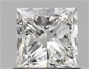 Natural Diamond 1.00 Carats, Princess with  Cut, J Color, VVS2 Clarity and Certified by GIA