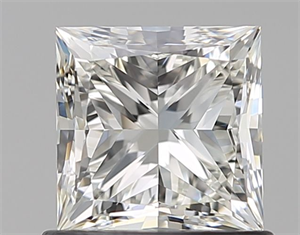 Picture of Natural Diamond 1.00 Carats, Princess with  Cut, J Color, VVS2 Clarity and Certified by GIA