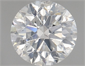 Natural Diamond 1.25 Carats, Round with Very Good Cut, G Color, SI2 Clarity and Certified by HRD