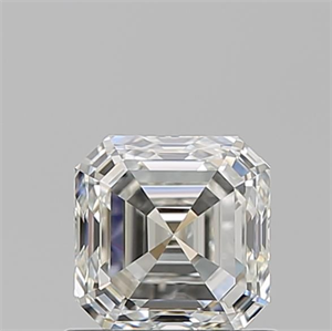 Foto Diamante Natural 0.90 quilates, Asscher , Color I, claridad VVS2 y certificado GIA de