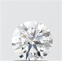 Lab Grown Diamond 1.06 Carats, Round with Ideal Cut, D Color, VS1 Clarity and Certified by IGI