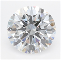 Lab Grown Diamond 2.86 Carats, Round with Ideal Cut, D Color, IF Clarity and Certified by IGI