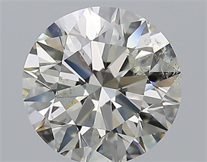 Picture of Natural Diamond 2.01 Carats, Round with Excellent Cut, J Color, SI2 Clarity and Certified by GIA