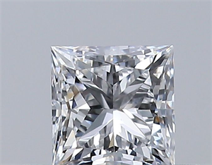 Picture of Natural Diamond 0.30 Carats, Princess with  Cut, E Color, VVS2 Clarity and Certified by GIA