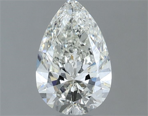 Picture of Natural Diamond 0.70 Carats, Pear with  Cut, H Color, VS1 Clarity and Certified by IGI