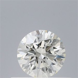 Picture of Natural Diamond 0.41 Carats, Round with Excellent Cut, H Color, VVS2 Clarity and Certified by IGI