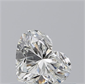 Natural Diamond 0.50 Carats, Heart with  Cut, J Color, VVS2 Clarity and Certified by GIA