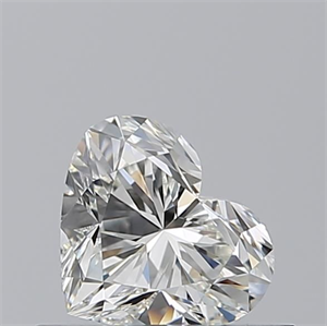 Picture of Natural Diamond 0.50 Carats, Heart with  Cut, J Color, VVS2 Clarity and Certified by GIA