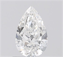 Diamante Natural 0.80 quilates, De pera , Color G, claridad SI2 y certificado GIA