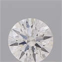 Natural Diamond 0.44 Carats, Round with Excellent Cut, F Color, SI2 Clarity and Certified by IGI