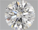 Natural Diamond 0.60 Carats, Round with Excellent Cut, H Color, SI1 Clarity and Certified by GIA