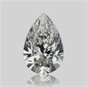 Natural Diamond 0.50 Carats, Pear with  Cut, F Color, VVS1 Clarity and Certified by GIA