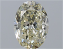 Natural Diamond 1.91 Carats, Oval with  Cut, M Color, SI1 Clarity and Certified by GIA