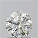 Natural Diamond 1.01 Carats, Round with Excellent Cut, K Color, SI2 Clarity and Certified by GIA