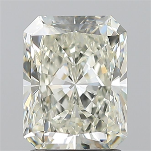 Picture of Natural Diamond 2.01 Carats, Radiant with  Cut, K Color, VVS2 Clarity and Certified by GIA
