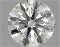 Natural Diamond 1.00 Carats, Round with Excellent Cut, J Color, SI2 Clarity and Certified by GIA