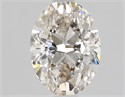 Diamante Natural 0.74 quilates, Ovalado , Color J, claridad VVS1 y certificado GIA