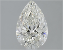 Diamante Natural 1.51 quilates, De pera , Color H, claridad SI2 y certificado IGI