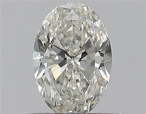 Picture of Natural Diamond 0.51 Carats, Oval with  Cut, I Color, SI2 Clarity and Certified by GIA