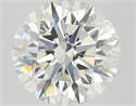 Natural Diamond 1.08 Carats, Round with Excellent Cut, I Color, VVS2 Clarity and Certified by GIA