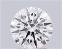 Lab Grown Diamond 2.07 Carats, Round with Ideal Cut, F Color, VVS2 Clarity and Certified by IGI