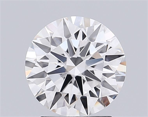Picture of Lab Grown Diamond 2.07 Carats, Round with Ideal Cut, F Color, VVS2 Clarity and Certified by IGI