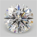 Del inventario de diamantes de laboratorio, 2.06 quilates, Redondo , Color D, claridad VVS2 y certificado IGI