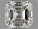 Natural Diamond 0.30 Carats, Asscher with  Cut, F Color, SI2 Clarity and Certified by IGI