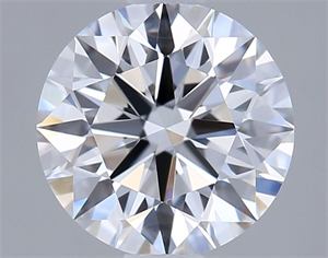 Picture of Lab Grown Diamond 1.04 Carats, Round with Ideal Cut, D Color, VVS1 Clarity and Certified by IGI