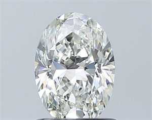 Foto Diamante Natural 0.90 quilates, Ovalado , Color G, claridad VVS2 y certificado IGI de