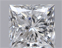Diamante Natural 0.90 quilates, Princesa , Color D, claridad VVS2 y certificado GIA