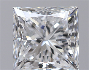 Foto Diamante Natural 0.90 quilates, Princesa , Color D, claridad VVS2 y certificado GIA de