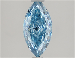 Picture of Lab Grown Diamond 1.28 Carats, Marquise with  Cut, Fancy Vivid Blue Color, VS1 Clarity and Certified by IGI