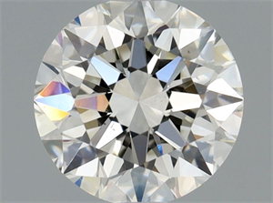 Picture of Natural Diamond 0.70 Carats, Round with Excellent Cut, I Color, VS2 Clarity and Certified by GIA