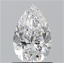 Diamante Natural 1.00 quilates, De pera , Color E, claridad SI2 y certificado GIA