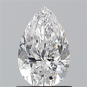 Foto Diamante Natural 1.00 quilates, De pera , Color E, claridad SI2 y certificado GIA de