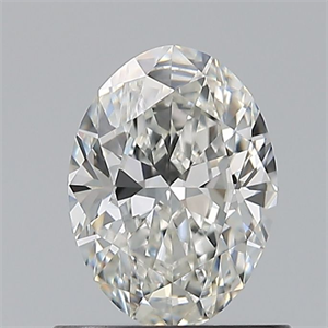 Picture of Natural Diamond 0.71 Carats, Oval with  Cut, H Color, VVS2 Clarity and Certified by GIA