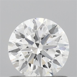 Picture of Lab Grown Diamond 0.72 Carats, Round with Excellent Cut, D Color, VVS2 Clarity and Certified by IGI