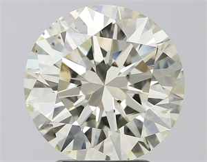 Picture of Natural Diamond 3.02 Carats, Round with Excellent Cut, K Color, SI1 Clarity and Certified by IGI