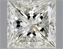 Natural Diamond 0.90 Carats, Princess with  Cut, K Color, VS2 Clarity and Certified by GIA