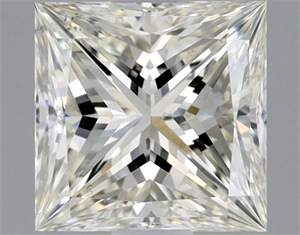 Picture of Natural Diamond 0.90 Carats, Princess with  Cut, K Color, VS2 Clarity and Certified by GIA