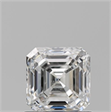 Diamante Natural 0.93 quilates, Asscher , Color F, claridad SI1 y certificado GIA