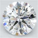 Lab Grown Diamond 3.34 Carats, Round with Ideal Cut, D Color, IF Clarity and Certified by IGI