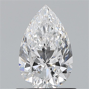 Picture of Natural Diamond 0.81 Carats, Pear with  Cut, D Color, VVS2 Clarity and Certified by GIA